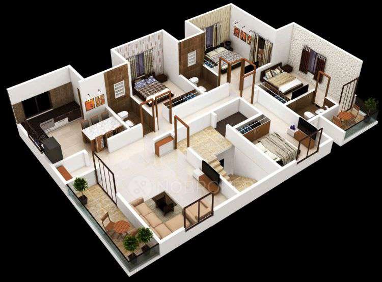 4 BHK FOR SALE in Kharetown